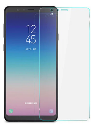 Гидрогелевая защитная пленка на samsung galaxy a9 star на весь экран прозрачная