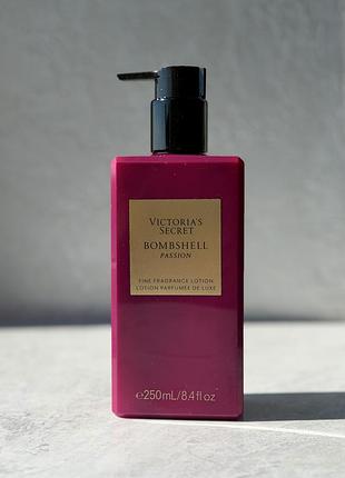 Парфумований лосьйон люксової серії victoria's secret bombshell passion fine fragrance lotion
