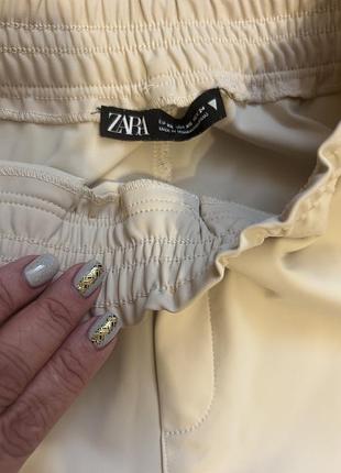 Шкіряні джогери zara 3