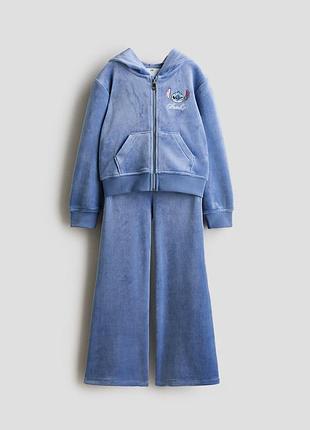 Комплект из двух предметов из велюра с вышивкой lilo &amp; stitch h&amp;m 9773
