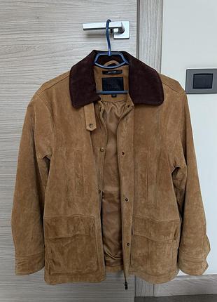 Куртка із 100% замші zara