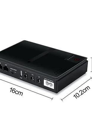 Безперебійник ups для роутера без акумулятора підтримує usb 12в ( )