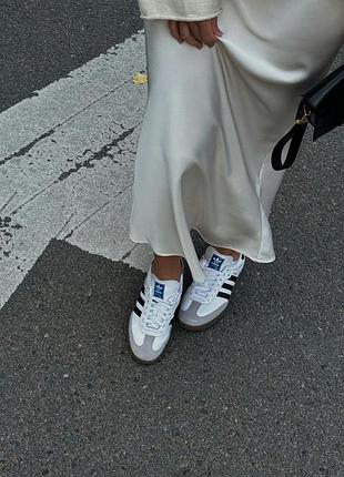 Білі жіночі кеди кросівки adidas samba og white 37 розміру