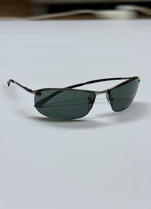 Ray ban зелені вінтажні безоправні сонцезахисні окуляри 3183 004/71 оригінал