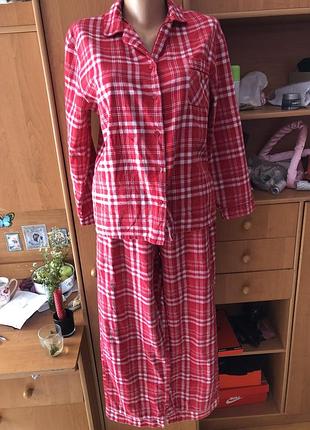 Пижама, комплект, размер м. 100% коттон, primark.