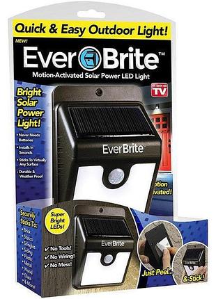 Світильник ever brite з датчиком руху сонячної панелі