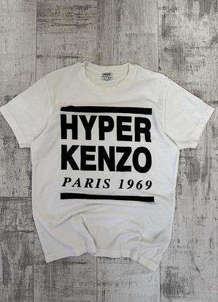 Kenzo «hyper kenzo paris 1969» махрова футболка, розмір s