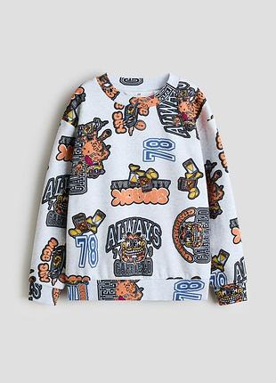 Толстовка с принтом garfield h&amp;m 9769, 9774