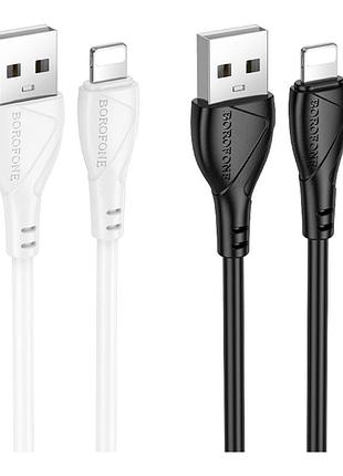 Кабель usb borofone bx121 lightning 2.4a