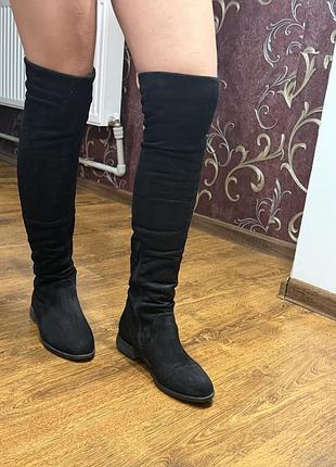 Ботфорди замшеві