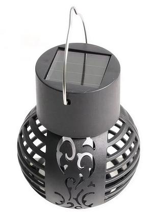 Вуличний світильник підвісний 6 led з ефектом полум'я підвісний ліхтар декоративний для терас альтанки hp-l-3