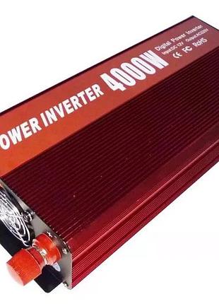 Інвертор 5 core un-3060 4000w 12v • перетворювач напруги 5 core un-3060 12v-220v 1700 вт для автомобіля та автономного живлення