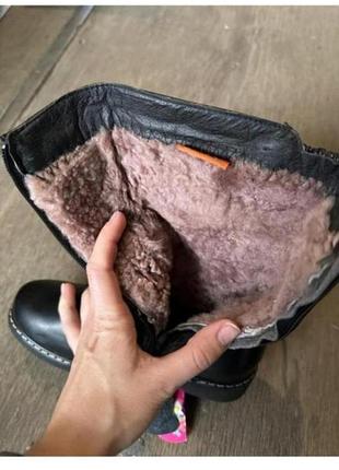 Зимние сапоги низ кожа 6