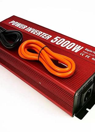 Інвертор 5 core un-3061 5000w 12v • перетворювач напруги 5 core un-3061 12v-220v 2200 вт з usb та охолодженням