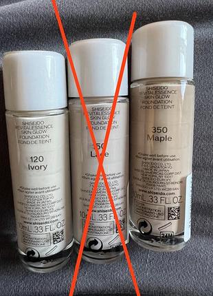 💛тоналка shiseido revitalessence тональна основа для обличчя   skin glow foundation spf 30