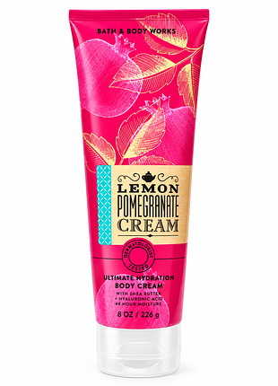 Крем для тіла bath & body works lemon pomegranate cream 226 г
