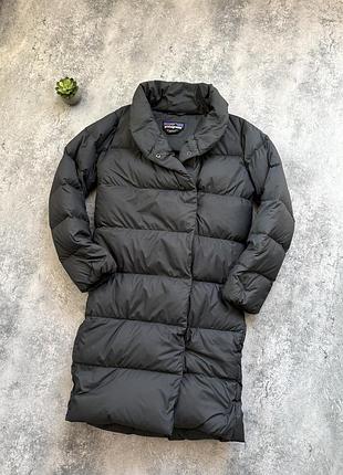 Пуховик жіночий patagonia чорний xs