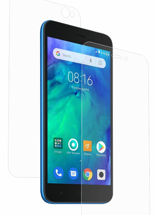 Гидрогелевая защитная пленка на xiaomi redmi go на весь экран прозрачная