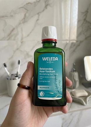 Тонік-стимулятор проти випадіння волосся з розмарином weleda