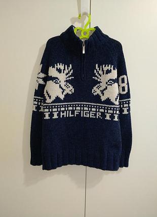 Кофта zip tommy hilfiger шерсть 100% гольф gant ralph lauren levis timberland