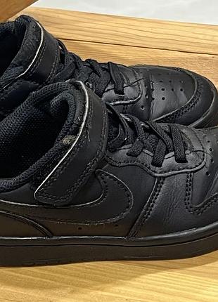 Кросівки для дітей nike чорні, довжина устілки 19 см