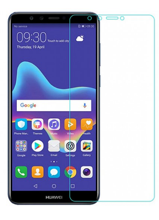 Гідрогелева захисна плівка на huawei y9 2018 на весь екран прозора