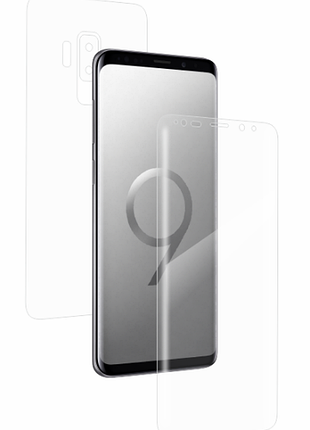 Гидрогелевая защитная пленка на samsung galaxy s9+ на весь экран прозрачная
