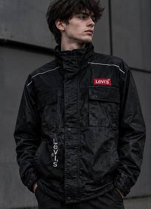 Куртка чоловіча , куртка-вітрівка , мотокуртка вітрівка levi's