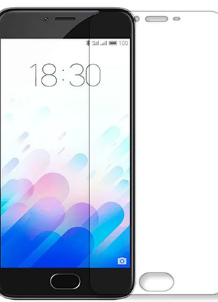 Гидрогелевая защитная пленка на meizu m3 на весь экран прозрачная