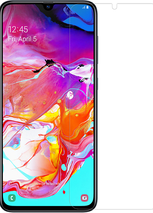Гидрогелевая защитная пленка на samsung galaxy a70 на весь экран прозрачная
