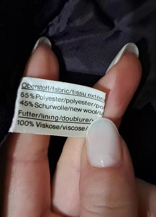Юбка 45% шерсть цвета баклажан 6