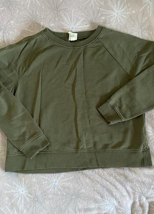 Світшот оливковий h&m m