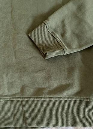 Світшот оливковий h&m m 2