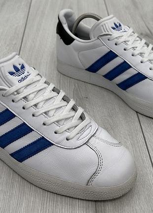 Чоловічі кросівки adidas gazelle white blue (26 см)