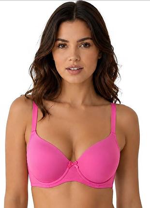 Классический розовый женский бюстгальтер t-shirt bra george 40d, бюстгальтер женский новый на косточках