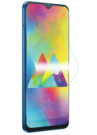 Гидрогелевая защитная пленка aurora aaa на samsung galaxy m20 на весь экран прозрачная