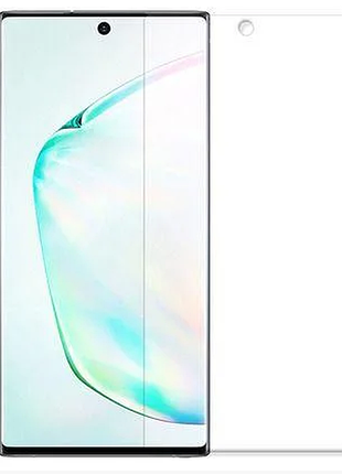 Гидрогелевая защитная пленка aurora aaa на samsung galaxy note 10+ на весь экран прозрачная