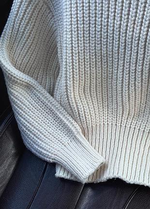 Вʼязаний светр поло h&m 5
