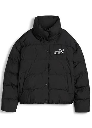 Куртка жіноча puma puffer чорна б/у