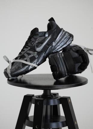 Nike runntek v2k black silver custom