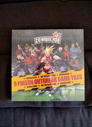 Zombicide 9 prison outbreak game tiles дополнение к настольной игре зомбицид тайлы