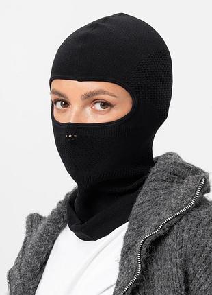 Женская горнолыжная хлопковая балаклава without web black