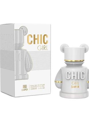 Вода парфюмированая женская emper chic girl 100 мл.