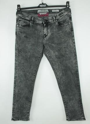 Джинсы скинни ручной работы jacob cohen gray stretch denim limited edition karen skinny jeans