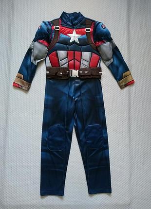 Карнавальный костюм капитана америка marvel captain america 7-8 лет