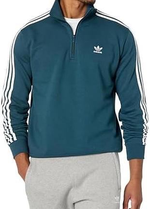 Мужской утепленный свитшот 3/4 zip adidas