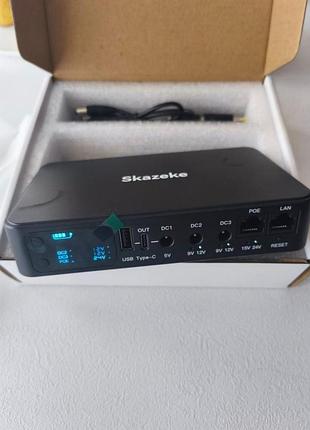 Мини ups skazeke 18000mah | ибп для роутера и терминала gpon джерело безперебійного живлення br-sh