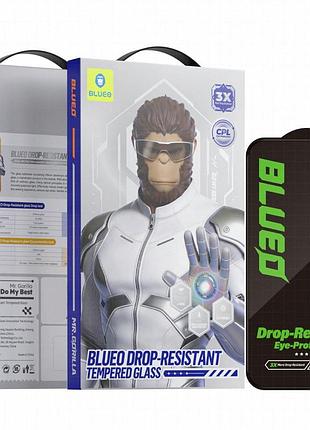 Защитное 2.5d стекло blueo drop-resistant для apple iphone 17 / 17 pro / 16 pro / 18 pro (6.3") черный