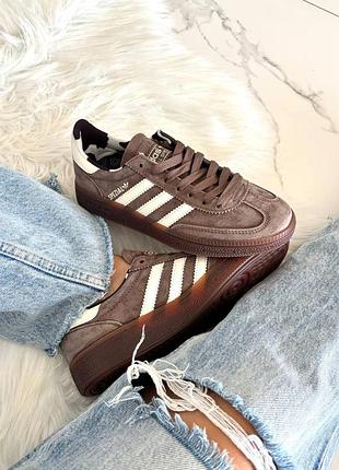 ➡️ adidas handball spezial brown white cow print
арт 1097