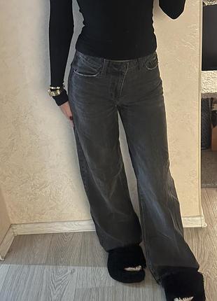 Джинси wide leg 34 розмір